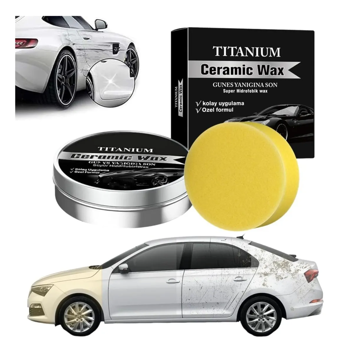 TITANIUM CERAMIC WAX 100GR CON CAJA